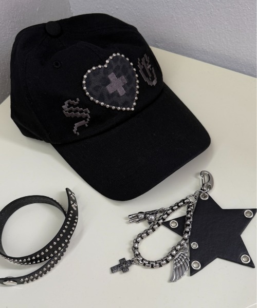 SETUP‐EXE】LEO APPLIQUE BALL CAP / 【セットアップエグゼ】レオ