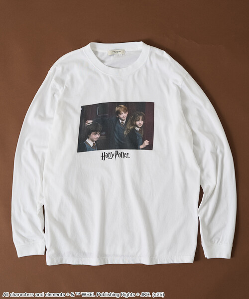 FREAK'S STORE(フリークスストア)の「『Harry Potter』 フレンズ フォトロンT(Tシャツ/カットソー・レディース・オフホワイト/パープル・フリ-/X-LARGE)」の3枚目の写真