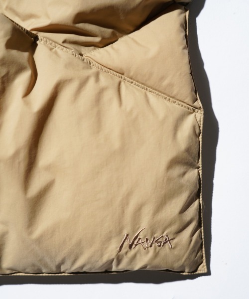 NANGA（ナンガ）の「NANGA / ナンガ DOWN PONCHO MUFFLER ダウンポンチョマフラー（マフラー・レディース・ベージュ/ブラック/アイボリー/カーキ・FREE）」の19枚目の写真