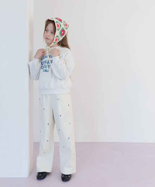 GLOBAL WORK（グローバルワーク）の「あったか乾きやすいワイドスウェット/599756（スウェット・キッズ・ホワイト系その他2/パープル系その他/ホワイト/ダークグレー/グレー/ライトグレー/ブラック/ライトイエロー・130cm/160cm/140cm/150cm）」の21枚目の写真