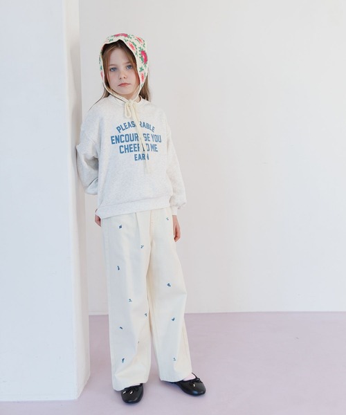 GLOBAL WORK（グローバルワーク）の「あったか乾きやすいワイドスウェット/599756（スウェット・キッズ・ホワイト系その他2/パープル系その他/ホワイト/ダークグレー/グレー/ライトグレー/ブラック/ライトイエロー・130cm/160cm/140cm/150cm）」の20枚目の写真