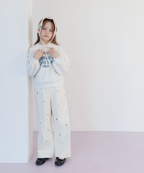 GLOBAL WORK（グローバルワーク）の「あったか乾きやすいワイドスウェット/599756（スウェット・キッズ・ホワイト系その他2/パープル系その他/ホワイト/ダークグレー/グレー/ライトグレー/ブラック/ライトイエロー・130cm/160cm/140cm/150cm）」の19枚目の写真