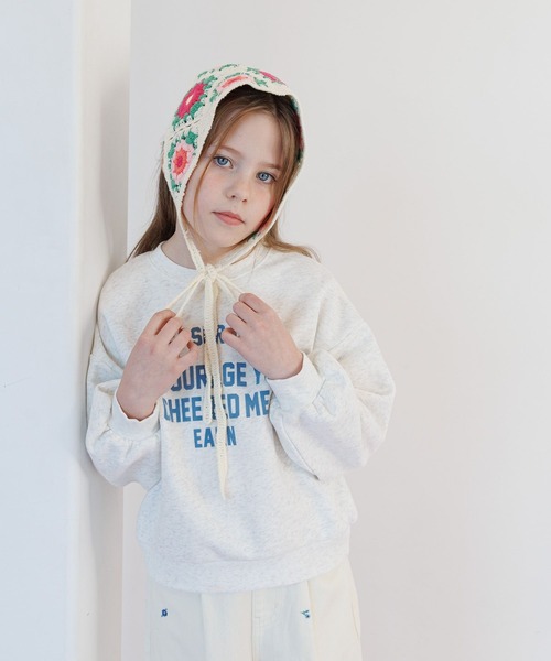 GLOBAL WORK（グローバルワーク）の「あったか乾きやすいワイドスウェット/599756（スウェット・キッズ・ホワイト系その他2/パープル系その他/ホワイト/ダークグレー/グレー/ライトグレー/ブラック/ライトイエロー・130cm/160cm/140cm/150cm）」の18枚目の写真