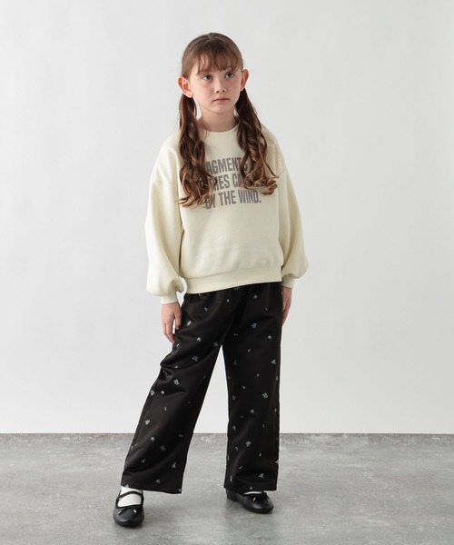 GLOBAL WORK（グローバルワーク）の「あったか乾きやすいワイドスウェット/599756（スウェット・キッズ・ホワイト系その他2/パープル系その他/ホワイト/ダークグレー/グレー/ライトグレー/ブラック/ライトイエロー・130cm/160cm/140cm/150cm）」の16枚目の写真