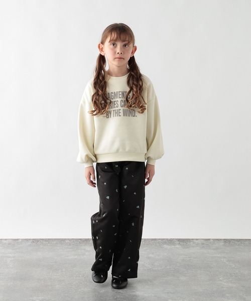 GLOBAL WORK（グローバルワーク）の「あったか乾きやすいワイドスウェット/599756（スウェット・キッズ・ホワイト系その他2/パープル系その他/ホワイト/ダークグレー/グレー/ライトグレー/ブラック/ライトイエロー・130cm/160cm/140cm/150cm）」の15枚目の写真