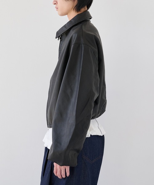 SHINYAKOZUKA(シンヤコヅカ)の「【SHINYAKOZUKA/シンヤコズカ】別注 KAPPOGI SLEEVES(ブルゾン・メンズ・ブラック・S/M)」の6枚目の写真