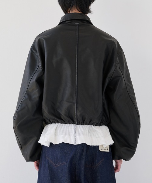 SHINYAKOZUKA(シンヤコヅカ)の「【SHINYAKOZUKA/シンヤコズカ】別注 KAPPOGI SLEEVES(ブルゾン・メンズ・ブラック・S/M)」の7枚目の写真