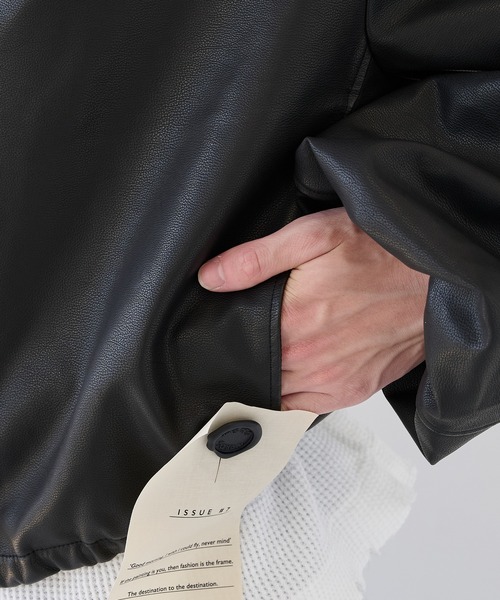 SHINYAKOZUKA(シンヤコヅカ)の「【SHINYAKOZUKA/シンヤコズカ】別注 KAPPOGI SLEEVES(ブルゾン・メンズ・ブラック・S/M)」の9枚目の写真