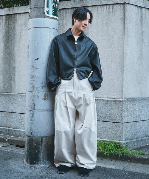 SHINYAKOZUKA(シンヤコヅカ)の「【SHINYAKOZUKA/シンヤコズカ】別注 KAPPOGI SLEEVES(ブルゾン・メンズ・ブラック・S/M)」の16枚目の写真