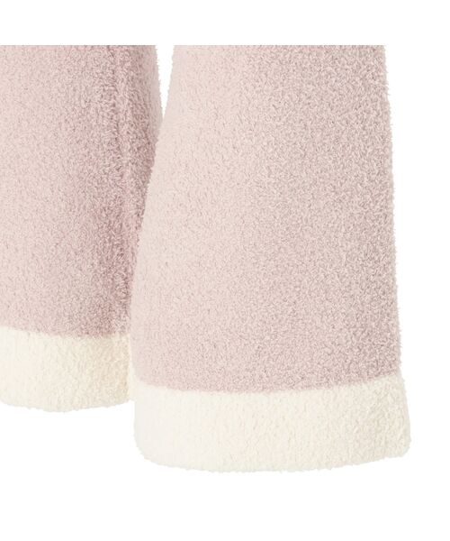 セール】ウエストウォーマー付き もちもちニットパジャマ ライトピンク