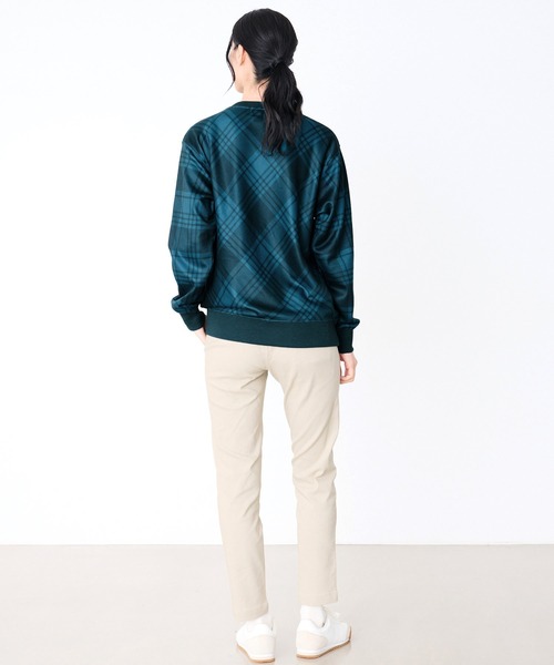 Arnold Palmer(アーノルドパーマー)の「ピーチシャギー シェア チェックプリント プルオーバー(スウェット・レディース・ブラック/グリーン/グレー・M/S/LL/L/XS)」の19枚目の写真