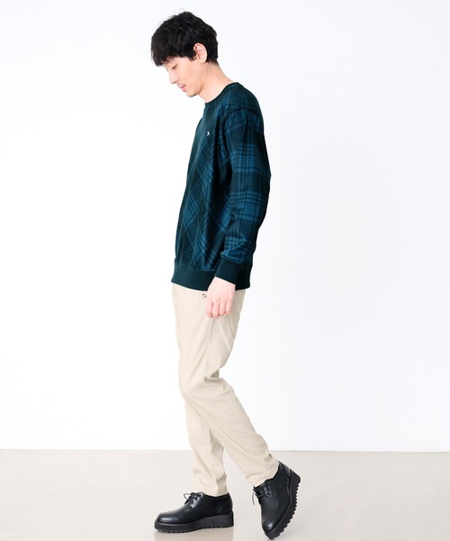 Arnold Palmer(アーノルドパーマー)の「ピーチシャギー シェア チェックプリント プルオーバー(スウェット・レディース・ブラック/グリーン/グレー・M/S/LL/L/XS)」の21枚目の写真