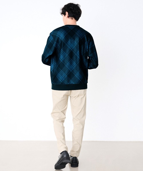 Arnold Palmer(アーノルドパーマー)の「ピーチシャギー シェア チェックプリント プルオーバー(スウェット・レディース・ブラック/グリーン/グレー・M/S/LL/L/XS)」の22枚目の写真