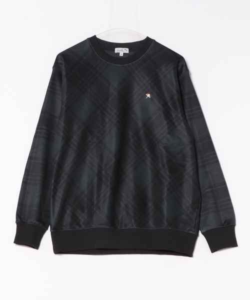 Arnold Palmer(アーノルドパーマー)の「ピーチシャギー シェア チェックプリント プルオーバー(スウェット・レディース・ブラック/グリーン/グレー・M/S/LL/L/XS)」の18枚目の写真