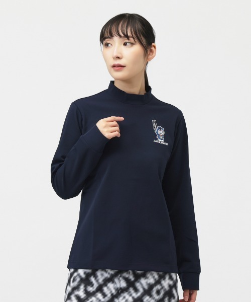 ALPEN / SPORTS DEPO SELECT（アルペンスポーツデポセレクト）の「ジャックバニー  【ドラえもん】PE天竺 長袖カットソー（Tシャツ/カットソー・レディース・ホワイト/ネイビー・L/S/M）」の2枚目の写真