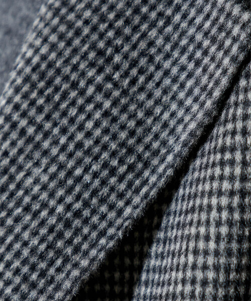 FREAK'S STORE（フリークスストア）の「ウールブレンド リバー ダブル ジャコット/ ウールコート（テーラードジャケット・レディース・ベージュ/その他1/ブラック・SMALL/MEDIUM）」の21枚目の写真