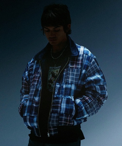 HUF（ハフ）の「CLOTHIERS REVERSIBLE FLIGHT JACKET（ブルゾン）」 - WEAR