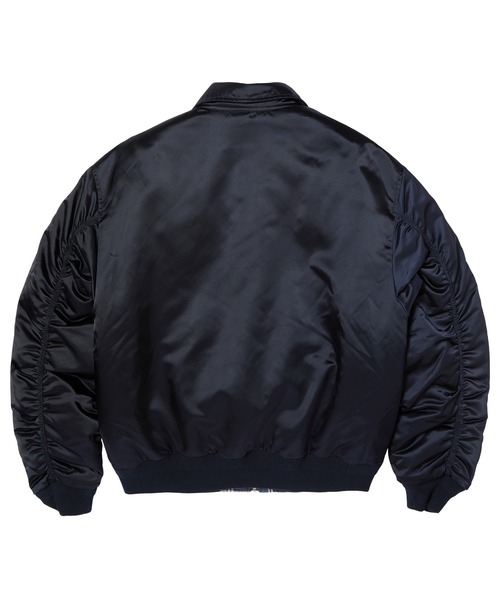 HUF リバーシブルフライトジャケット HUF（ハフ）の「CLOTHIERS REVERSIBLE FLIGHT JACKET（ブルゾン）」 - WEAR