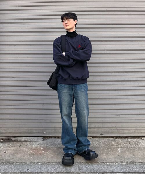 AECA（エイカ）の「EVERYDAY AECA CLOVER SWEAT SHIRTS-NAVY（スウェット・レディース・その他・LARGE/MEDIUM/X-LARGE/W）」の9枚目の写真