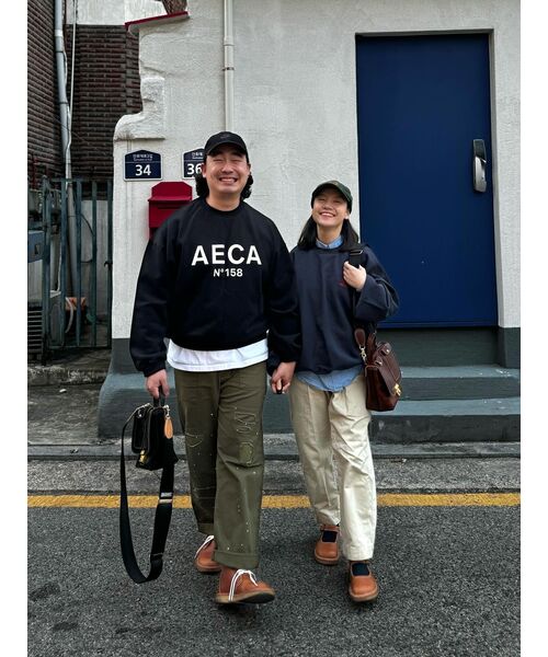 AECA（エイカ）の「EVERYDAY AECA CLOVER SWEAT SHIRTS-NAVY（スウェット・レディース・その他・LARGE/MEDIUM/X-LARGE/W）」の10枚目の写真