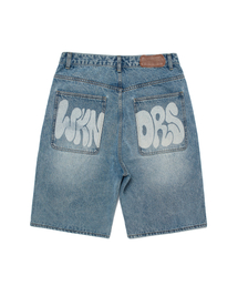 WKNDRS（ウィーキャンドース）の「GRAFFITI DENIM SHORTS (DENIM)（その他パンツ）」