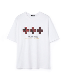 DNSR（ディーエヌエスアール）の「Biolent T-Shirt White（Tシャツ/カットソー・メンズ）」