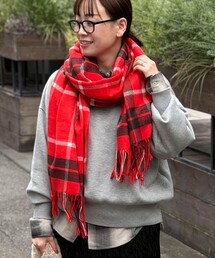 MICO COULIER | 【TWEEDMILL/ツイードミル】チェック柄ストール(ストール/ショール)