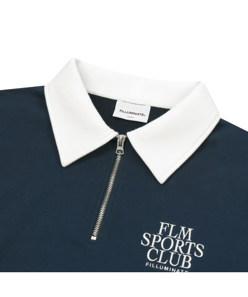 F.ILLUMINATE(フィルミネイト)の「FLM スポーツクラブ スウェットシャツ - ネイビー(ポロシャツ・レディース・その他・SMALL/MEDIUM/LARGE)」の7枚目の写真