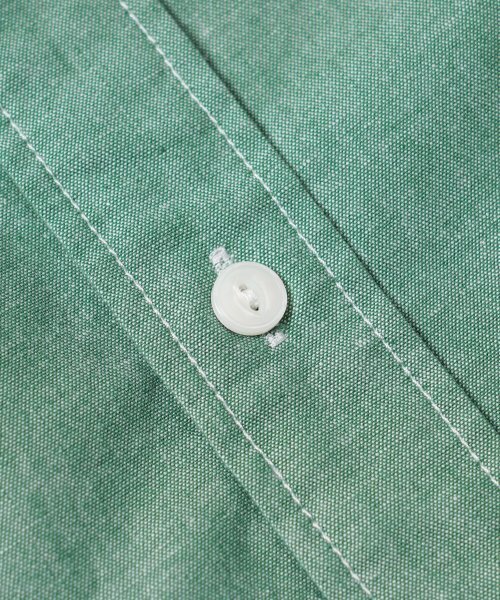 FRIZMWORKS(フリズムワークス)の「CIGARETTE POCKET CHAMBRAY SHIRT _ GREEN(シャツ/ブラウス・メンズ・その他・SMALL/MEDIUM/LARGE/X-LARGE)」の4枚目の写真