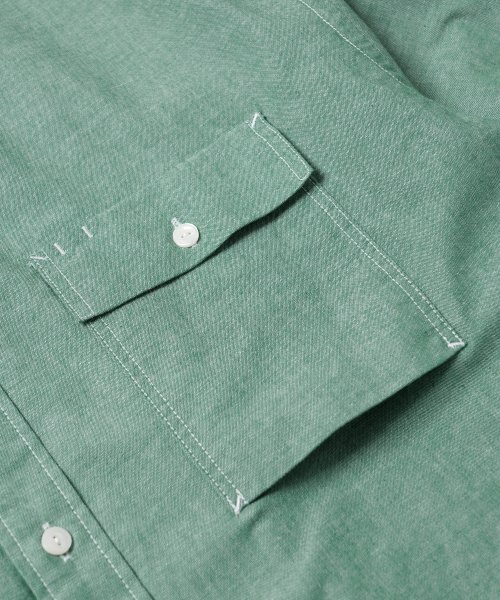 FRIZMWORKS(フリズムワークス)の「CIGARETTE POCKET CHAMBRAY SHIRT _ GREEN(シャツ/ブラウス・メンズ・その他・SMALL/MEDIUM/LARGE/X-LARGE)」の5枚目の写真