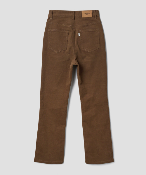 TTUDEMENT(トュードメント)の「COTTON FLARED PANTS_CAMEL(その他パンツ・レディース・その他・SMALL/MEDIUM/LARGE)」の3枚目の写真