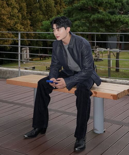 WESLEYHYUSTON(ウェズリーユーストン)の「Herringbone glow denim western jacket indigo(デニムジャケット・メンズ・その他・MEDIUM/LARGE)」の7枚目の写真