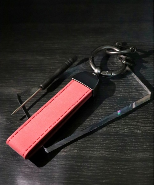 VIBGYOR(ヴィブジョー)の「フェイクレザーキーホルダー(BDS)(キーホルダー・メンズ・ブラウン/キャメル/レッド/ブラック/グレー・FREE)」の14枚目の写真