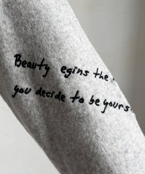 DouDou（ドゥドゥ）の「【WEB限定】 刺繍ニットカーディガン（カーディガン/ボレロ・レディース・チャコールグレー/グレー/レッド・FREE）」の17枚目の写真