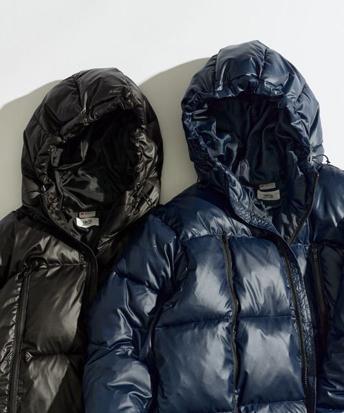 WETTEMPT（ウィテンプト）の「THINSULATE HOODED INSULATED JACKET / シンサレートフーデッド中綿ジャケット（ダウンジャケット/コート・メンズ・ネイビー/ブラック・LARGE/MEDIUM/SMALL）」の9枚目の写真