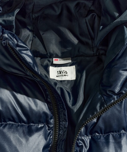 WETTEMPT（ウィテンプト）の「THINSULATE HOODED INSULATED JACKET / シンサレートフーデッド中綿ジャケット（ダウンジャケット/コート・メンズ・ネイビー/ブラック・LARGE/MEDIUM/SMALL）」の22枚目の写真