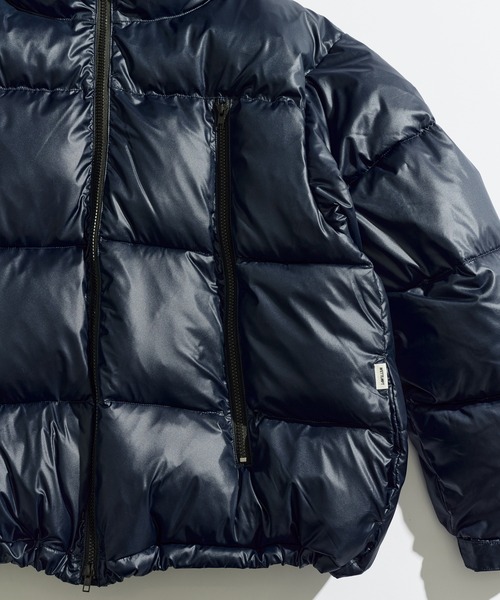 WETTEMPT（ウィテンプト）の「THINSULATE HOODED INSULATED JACKET / シンサレートフーデッド中綿ジャケット（ダウンジャケット/コート・メンズ・ネイビー/ブラック・LARGE/MEDIUM/SMALL）」の14枚目の写真