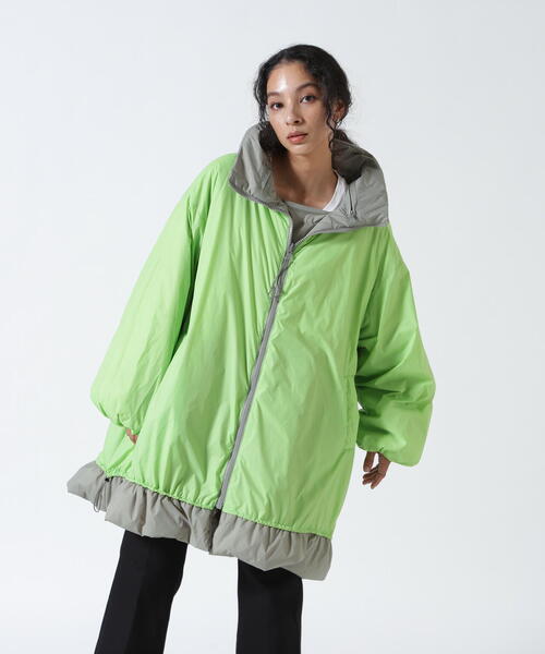 AULA AILA（アウラアイラ）の「AULA AILA/アウラアイラ/REVERSIBLE MONSTER COAT/リバーシブルモンスターコート（その他アウター・レディース・ブラック/カーキ・0）」の13枚目の写真