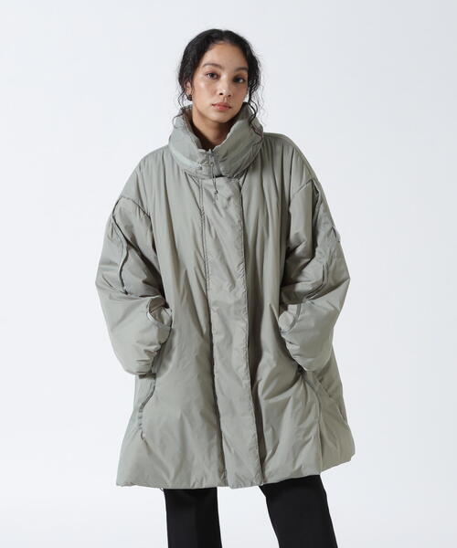 AULA AILA（アウラアイラ）の「AULA AILA/アウラアイラ/REVERSIBLE MONSTER COAT/リバーシブルモンスターコート（その他アウター・レディース・ブラック/カーキ・0）」の2枚目の写真