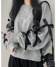 CHEER（チアー）の「袖リボントレーナー（スウェット）」