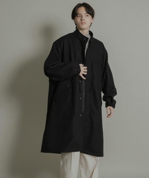 セール】『UR TECH』 カットメルトンモッズコート（モッズコート