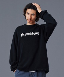 Liberaiders | Liberaiders/リベレイダース WOVEN LOGO KNIT SWEATER ジャガード スウェットニット(ニット/セーター)