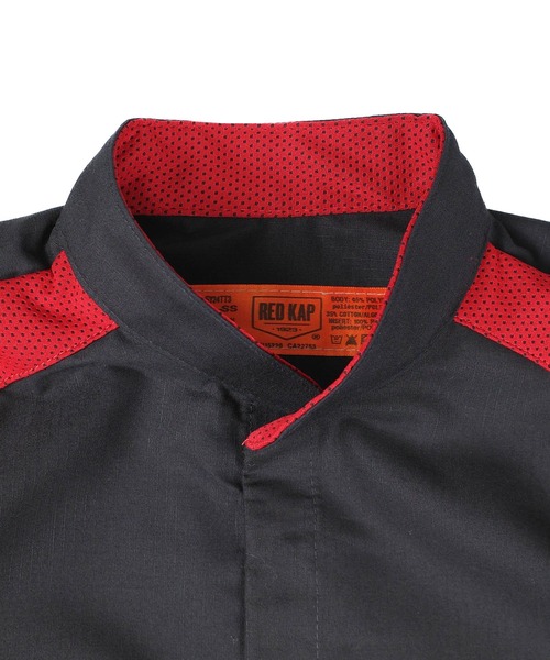 RED KAP(レッドキャップ)の「【PH3】【RED KAP/レッドキャップ】Toyota Short Sleeve Ripstop Technician Shirt SY24TT(シャツ/ブラウス・メンズ・ブラック×レッド・SMALL/X-LARGE/XX-LARGE/XXX-LARGE)」の5枚目の写真