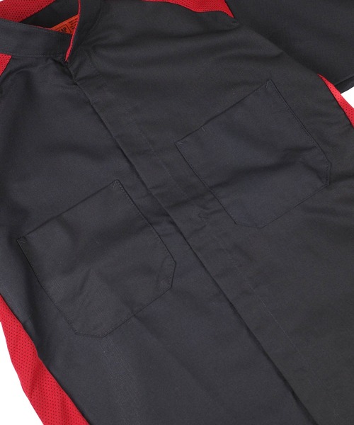 RED KAP(レッドキャップ)の「【PH3】【RED KAP/レッドキャップ】Toyota Short Sleeve Ripstop Technician Shirt SY24TT(シャツ/ブラウス・メンズ・ブラック×レッド・SMALL/X-LARGE/XX-LARGE/XXX-LARGE)」の8枚目の写真