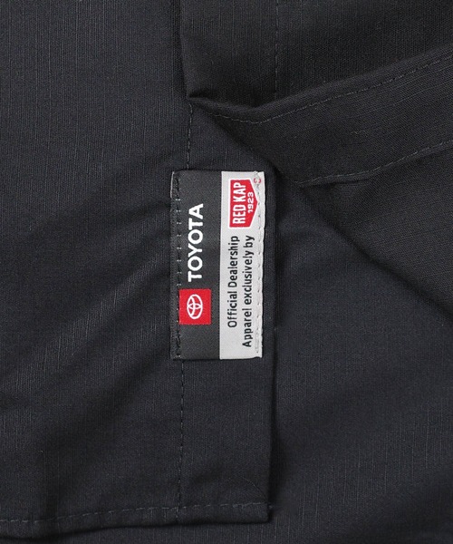 RED KAP(レッドキャップ)の「【PH3】【RED KAP/レッドキャップ】Toyota Short Sleeve Ripstop Technician Shirt SY24TT(シャツ/ブラウス・メンズ・ブラック×レッド・SMALL/X-LARGE/XX-LARGE/XXX-LARGE)」の9枚目の写真