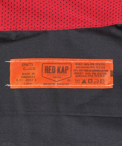 RED KAP(レッドキャップ)の「【PH3】【RED KAP/レッドキャップ】Toyota Short Sleeve Ripstop Technician Shirt SY24TT(シャツ/ブラウス・メンズ・ブラック×レッド・SMALL/X-LARGE/XX-LARGE/XXX-LARGE)」の11枚目の写真