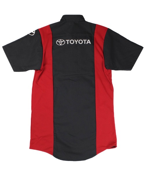 RED KAP(レッドキャップ)の「【PH3】【RED KAP/レッドキャップ】Toyota Short Sleeve Ripstop Technician Shirt SY24TT(シャツ/ブラウス・メンズ・ブラック×レッド・SMALL/X-LARGE/XX-LARGE/XXX-LARGE)」の2枚目の写真