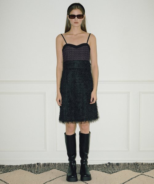 ETMON（エトモン）の「Slip Fluffy Mini Dress  Pink（ワンピース・レディース・その他・MEDIUM/SMALL）」の4枚目の写真