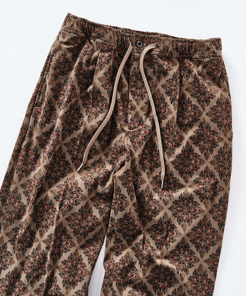 417 EDIFICE（フォーワンセブンエディフィス）の「PRINT CORDUROY EASY パンツ（スラックス・メンズ・ブラウン/チャコールグレー/ベージュ・MEDIUM/SMALL/LARGE）」の14枚目の写真