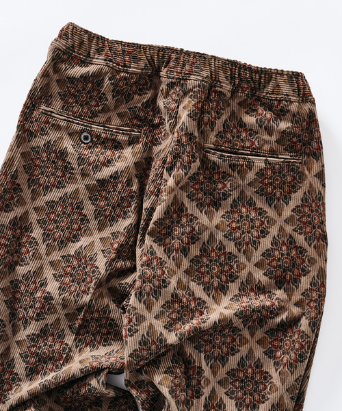 417 EDIFICE（フォーワンセブンエディフィス）の「PRINT CORDUROY EASY パンツ（スラックス・メンズ・ブラウン/チャコールグレー/ベージュ・MEDIUM/SMALL/LARGE）」の18枚目の写真